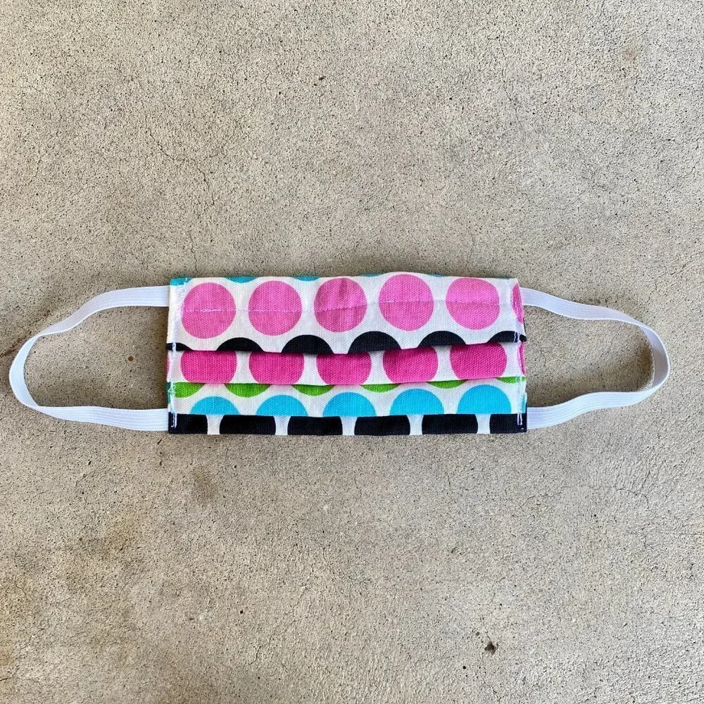 Polka Dot Cloth Face Mask